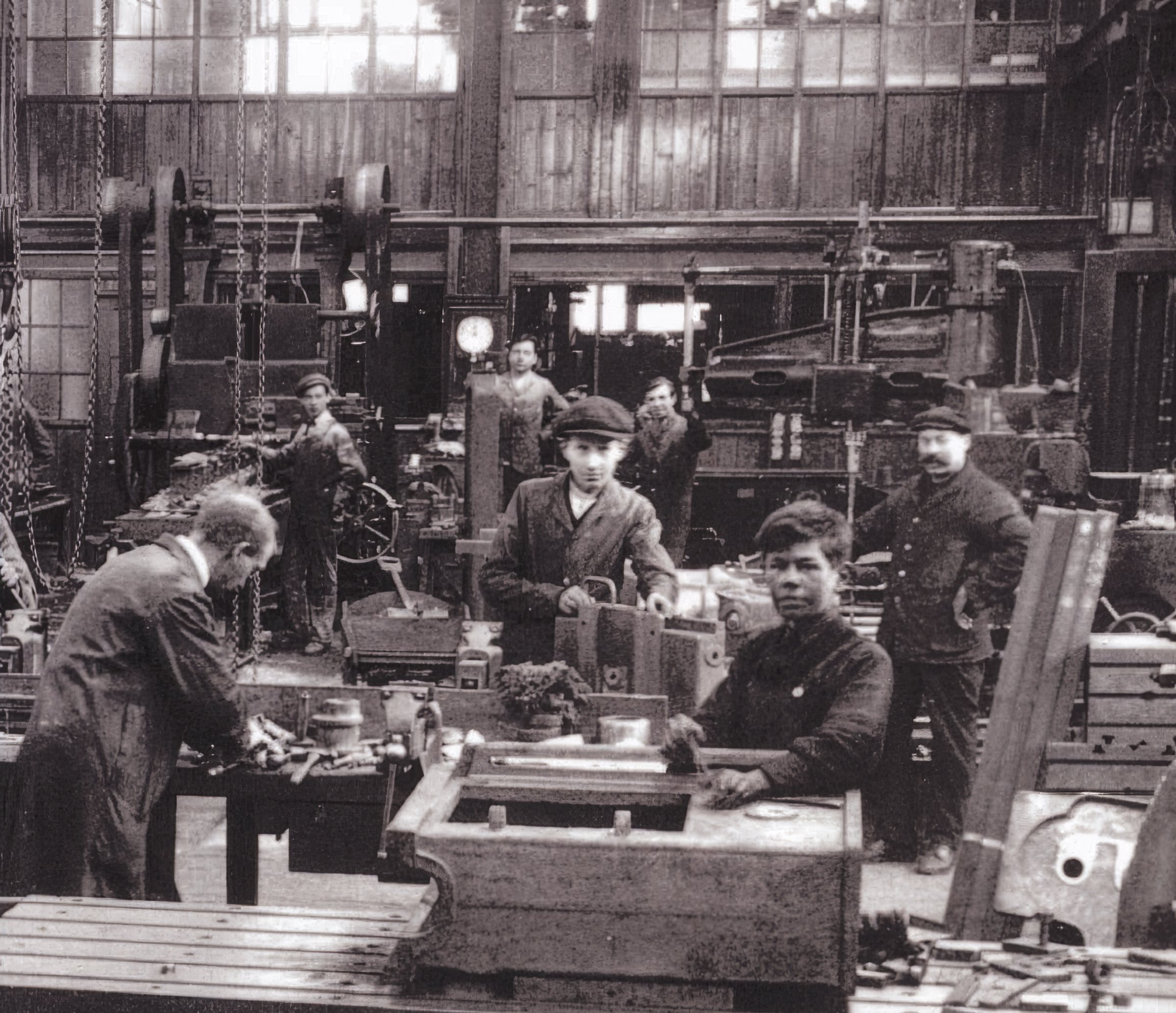 The Timsons workshop in Kettering, early twentieth century